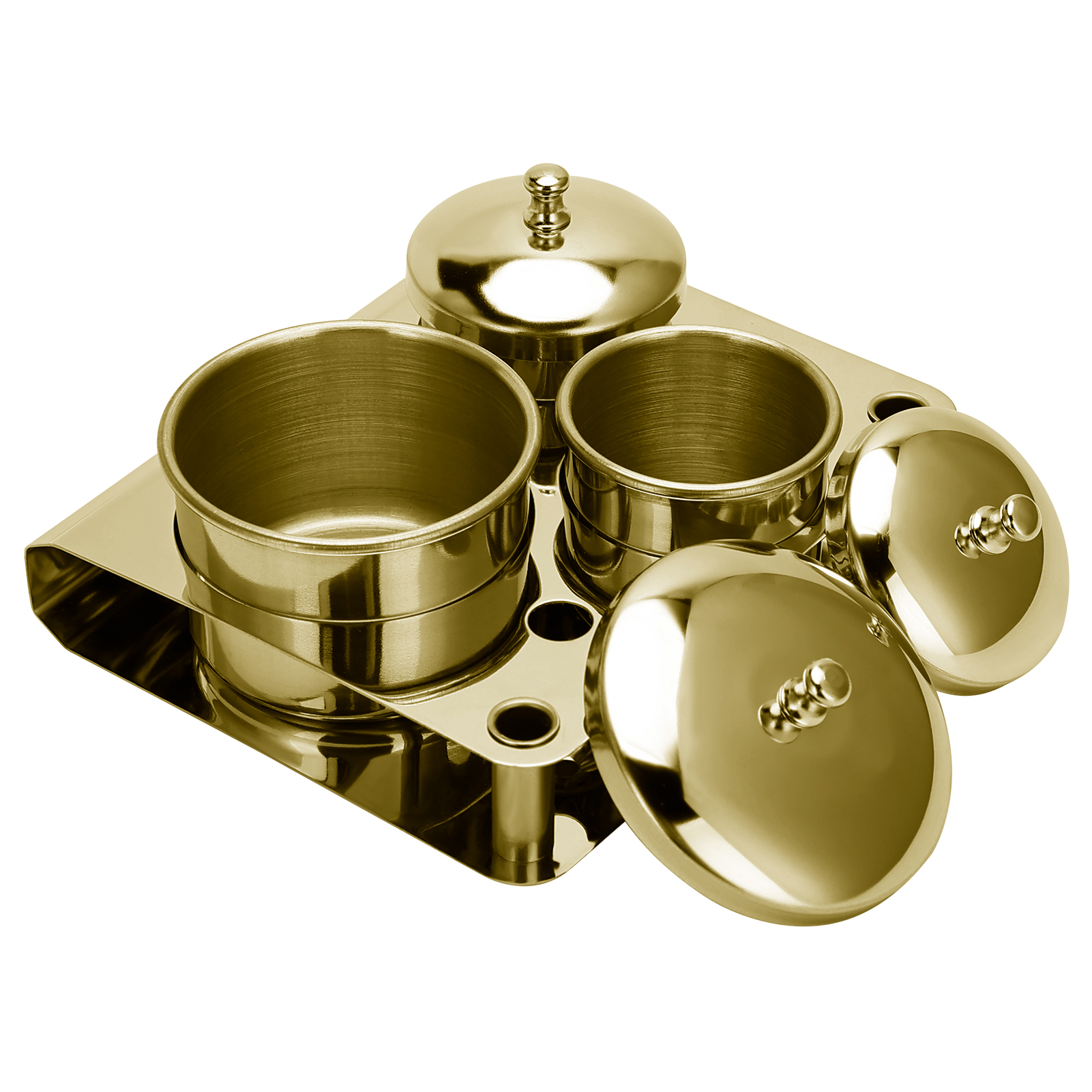 Stainless Steel Nail Powder Holder